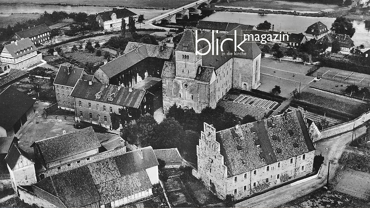 Postkarte von 1938: Blick auf das ehemalige Kloster Breitenau