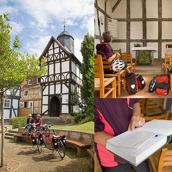 Eindrücke von der Radwegekirche in in Wagenfurth Eindrücke von der Radwegekirche in in Wagenfurth