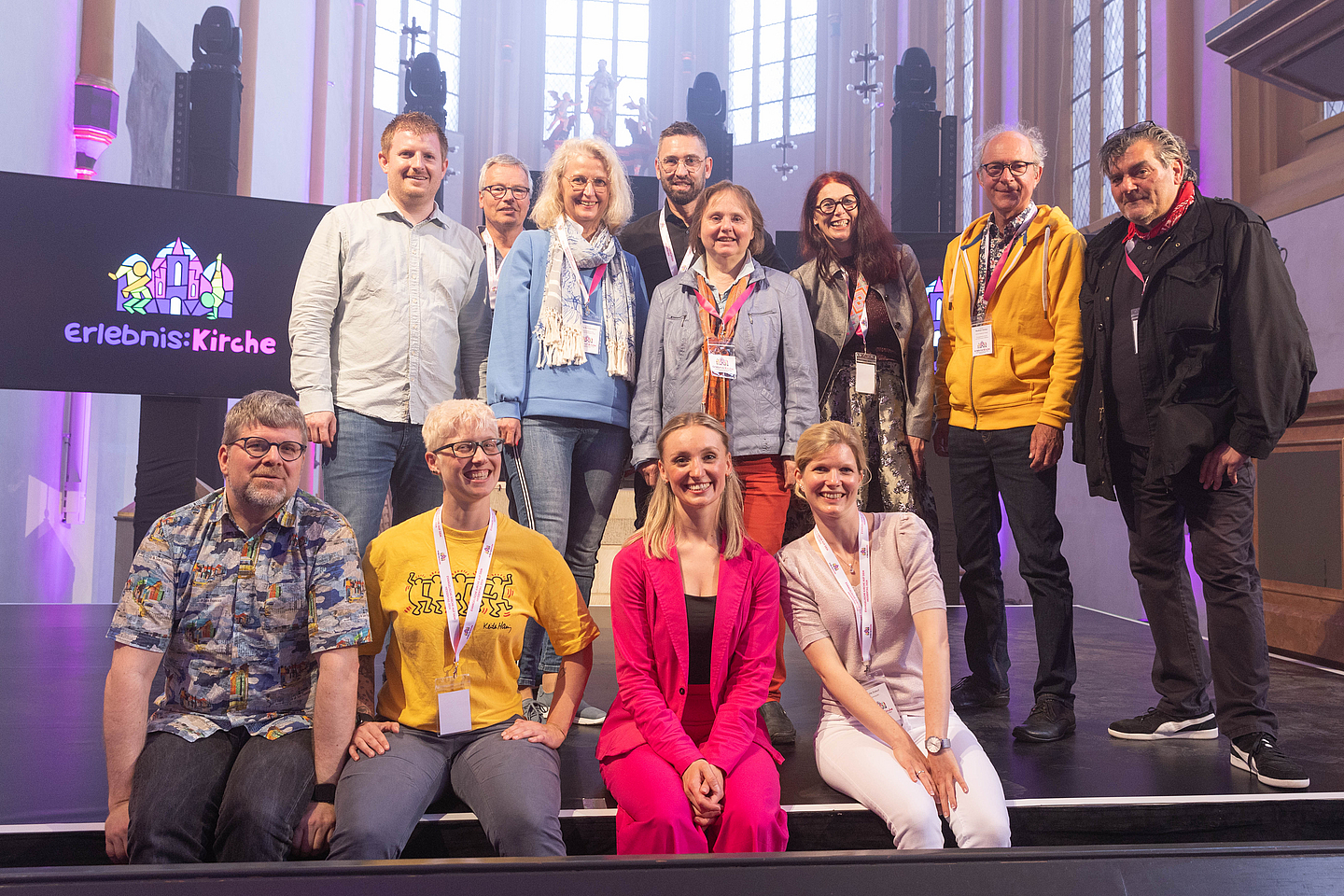 Das hauptamtliche Team der Erlebnis:Kirche