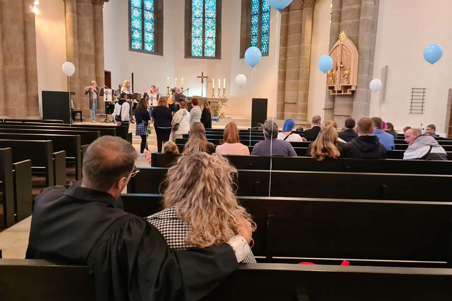 Taufaktion in der Fuldaer Christuskirche