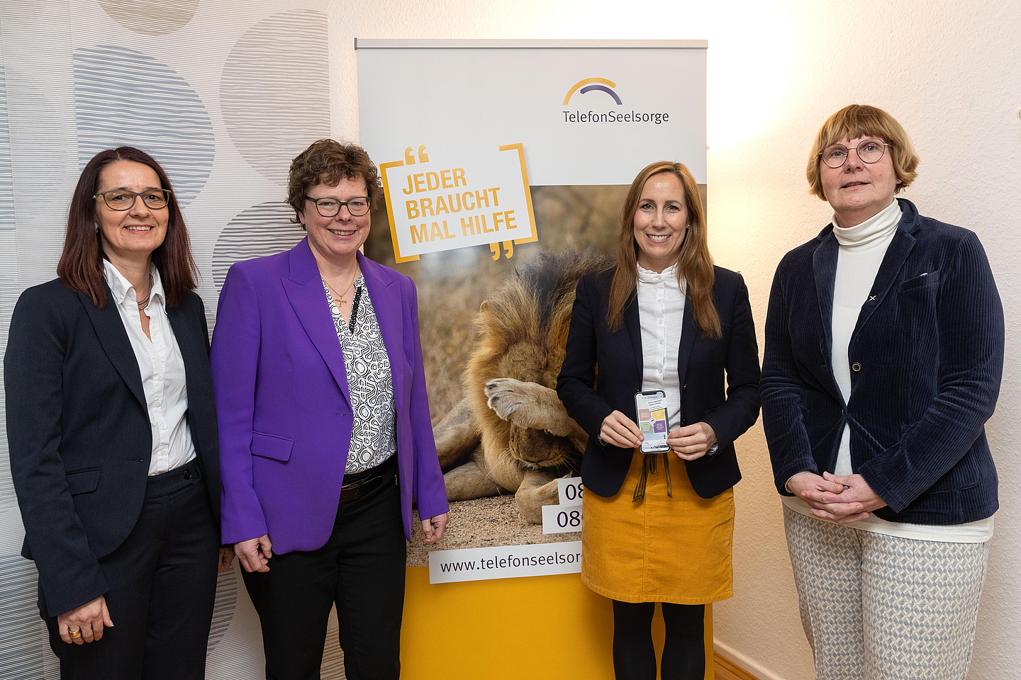 Landtagspräsidentin Astrid Wallmann zu Besuch bei der TelefonSeelsorge Nordhessen