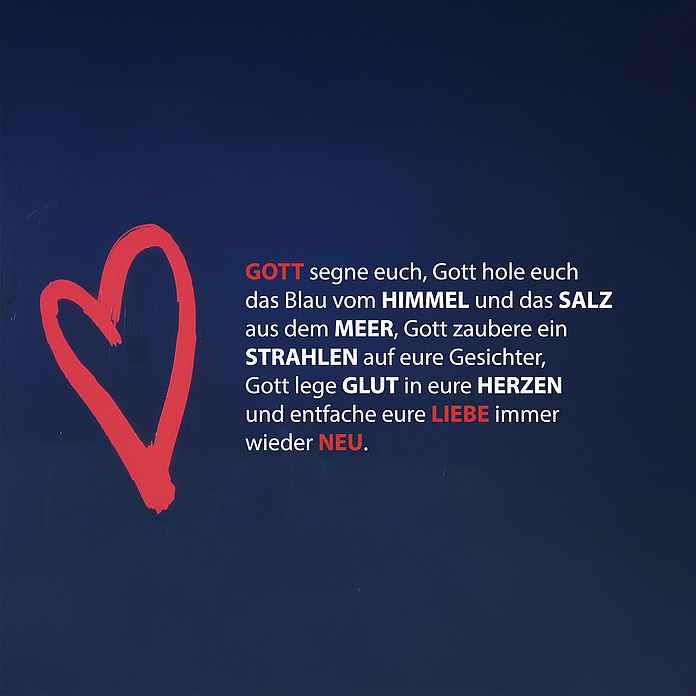 Segensspruch aus der Trauagende der Evangelischen Kirche von Kurhessen-Waldeck.