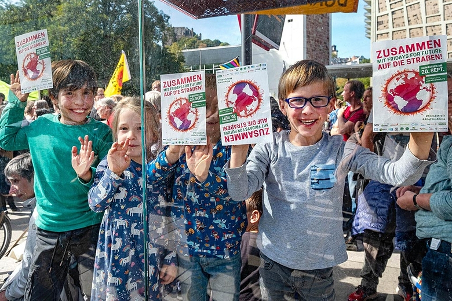 Klima-Demo am 20. September 2019 in Marburg mit rund 6.500 Teilnehmern. (Foto: medio.tv/Schauderna)