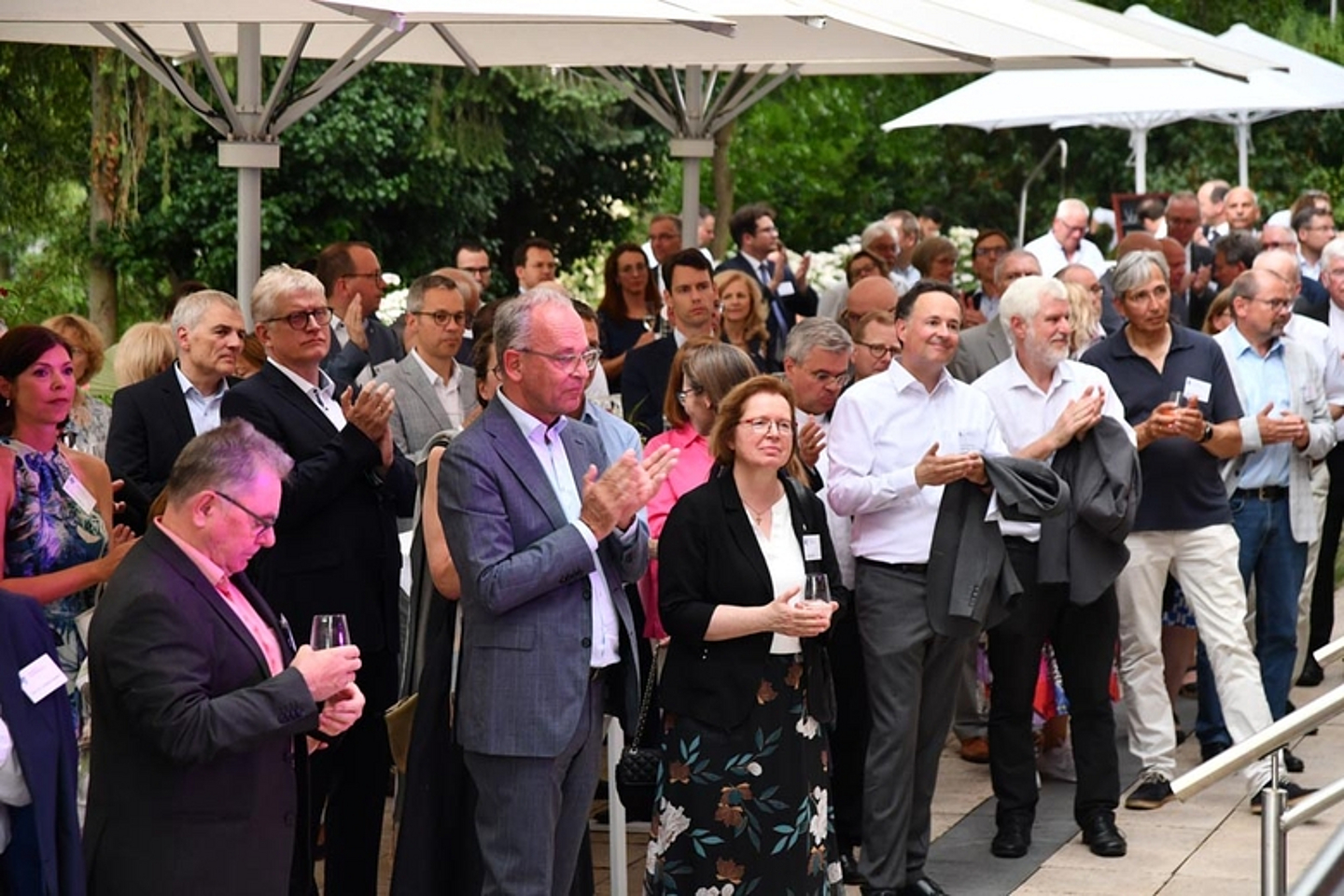 Erster Ökumenischer Empfang der Kirchen in Hessen am 11. Juli 2023 in Wiesbaden. (Foto: EKHN/Rahn)