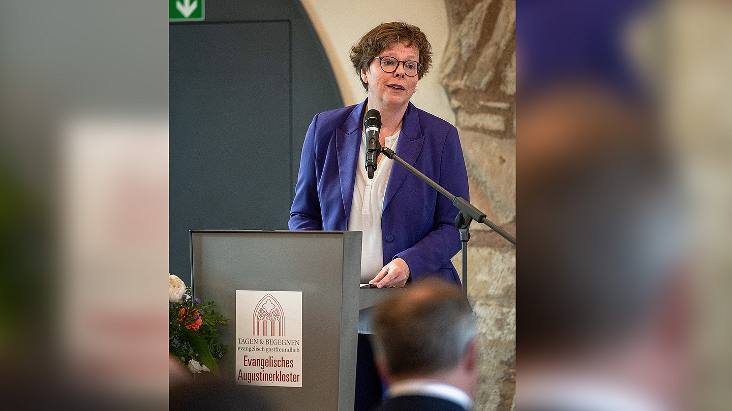 Bischöfin Dr. Beate Hofmann im Evangelischen Augustinerkloster in Erfurt