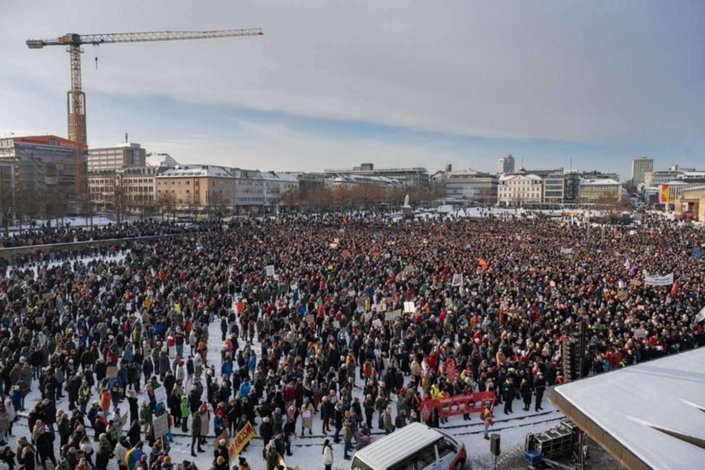Protest gegen Rechts in Kassel 2024