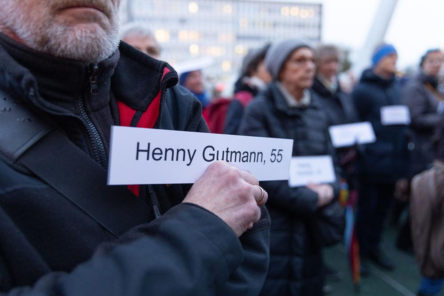 Holocaust-Gedenken Menschenkette Kassel 2025
