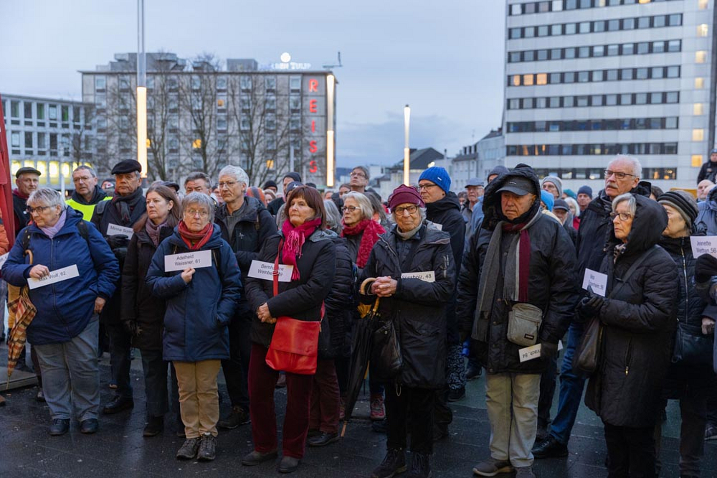 Holocaust-Gedenken Menschenkette Kassel 2025