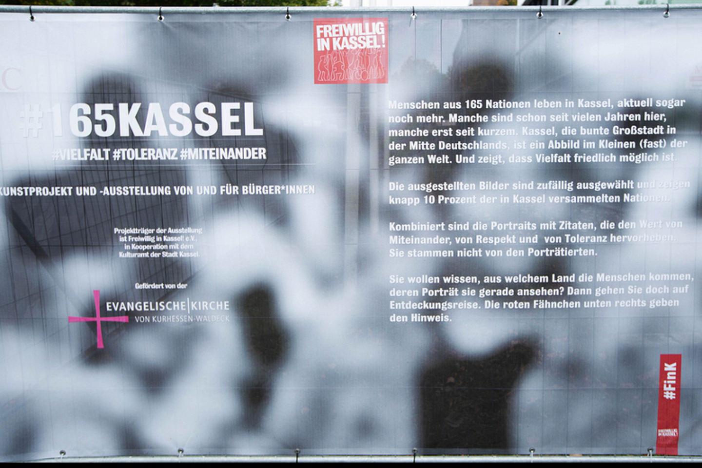 Kunstprojekt «#165 - Vielfalt fördern» - Ausstellungseröffnung Haus der Kirche Kassel