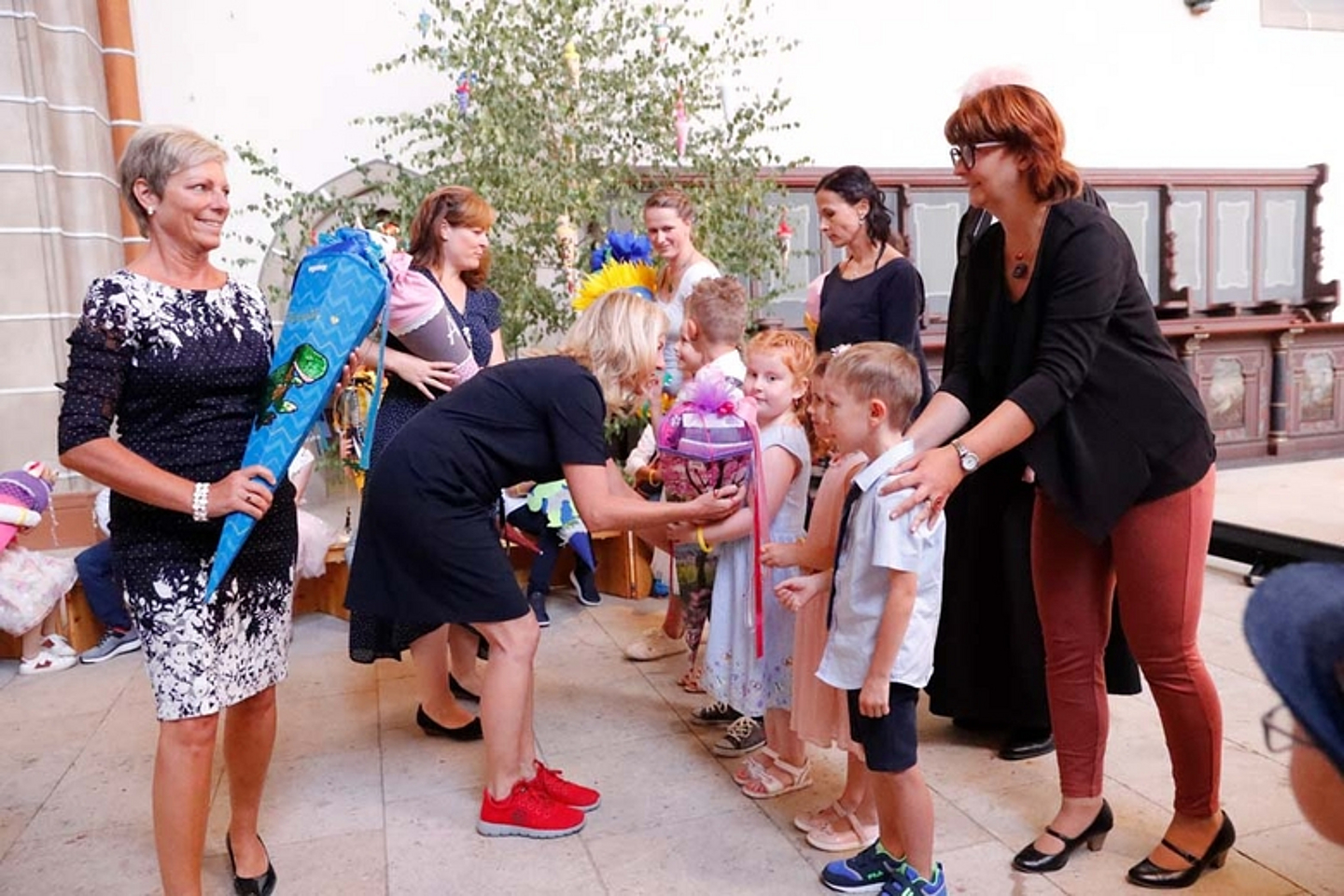 Gottesdienst zum Schulanfang der Erstklässler der Martin-Luther-Schule in Schmalkalden. Der Kirchenkreis gehört zur EKKW. (Foto: Martin-Luther-Schule)
