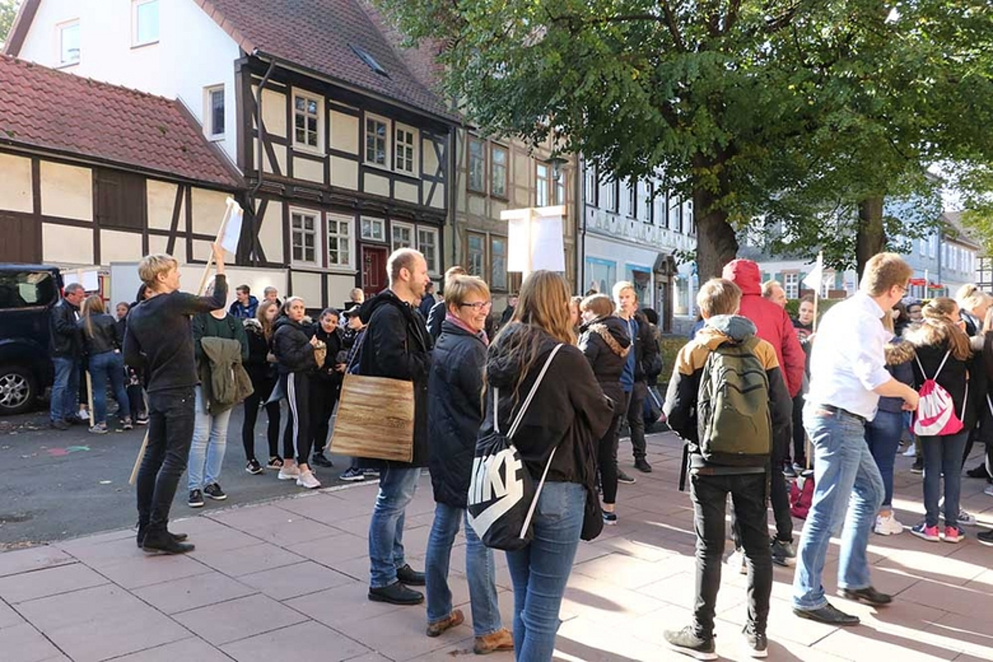 Schülerinnen und Schüler sowie Lehrer verbrachten einen tollen Schüleraktionstag.