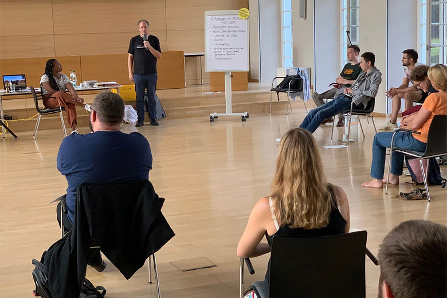 Herbsttagung der Theologiestudierenden der EKKW in Hofgeismar zum Thema «Klarheit gegen rechts?» (Foto: medio.tv/Meier)