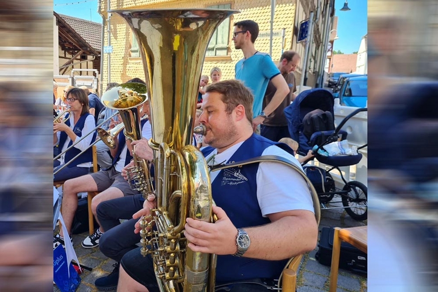 Tauffest des Kirchenkreises Hanau am Partnerschaftsbrunnen in Wachenbuchen. (Foto: foto_goebel.de)