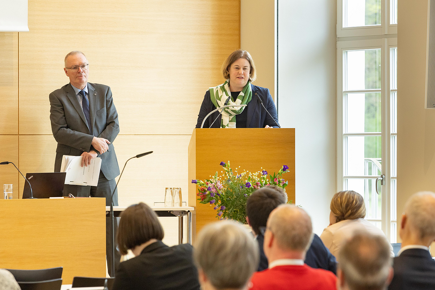 Personalbericht von Prälat Burkhard zur Nieden und Vizepräsidentin Dr. Katharina Apel.