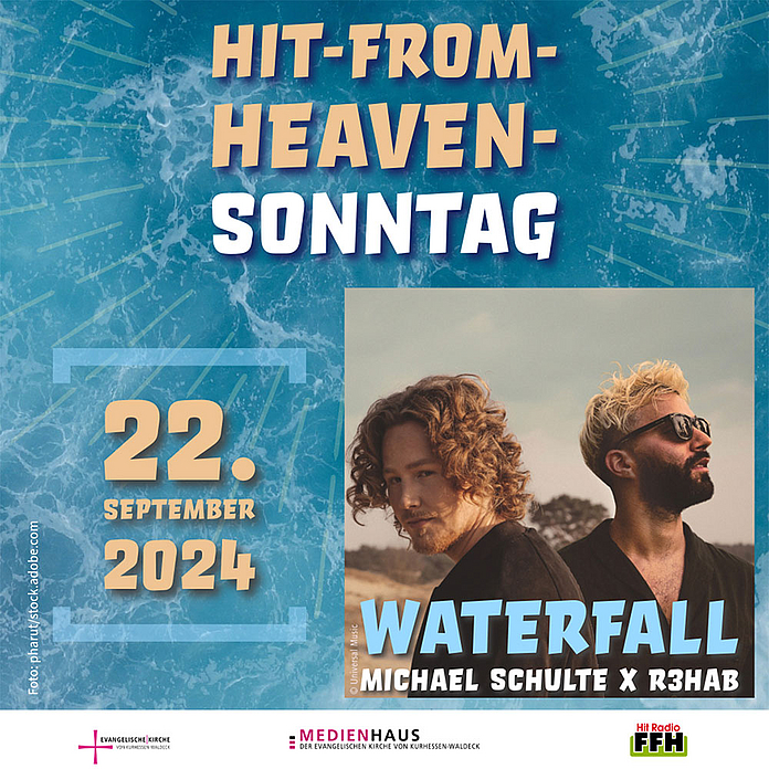 Plakatmotiv zum Hit-From-Heaven-Sonntag 2024 Plakatmotiv zum Hit-From-Heaven-Sonntag 2024