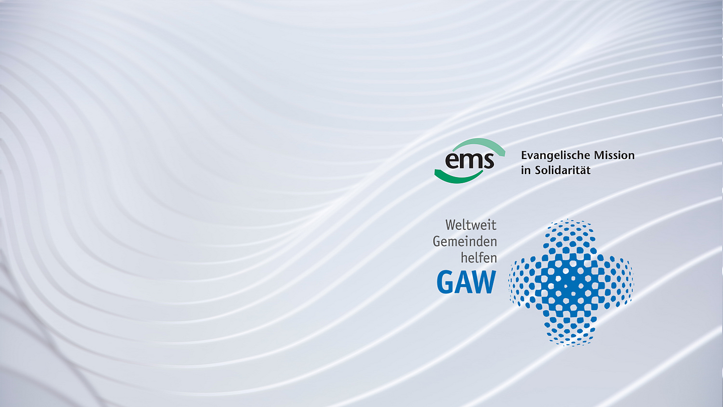 Die Grafik zeigt die Logos der Evangelischen Mission in Solidarität und des Gustav-Adolf-Werks