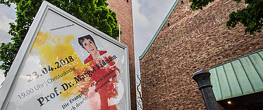 Den Auftakt für die überregionale Vortragsreihe gab am Montag (23.4.) die frühere EKD-Reformationsbotschafterin, Margot Käßmann, in der Hanauer Christuskirche. (Foto: medio.tv/Schauderna)