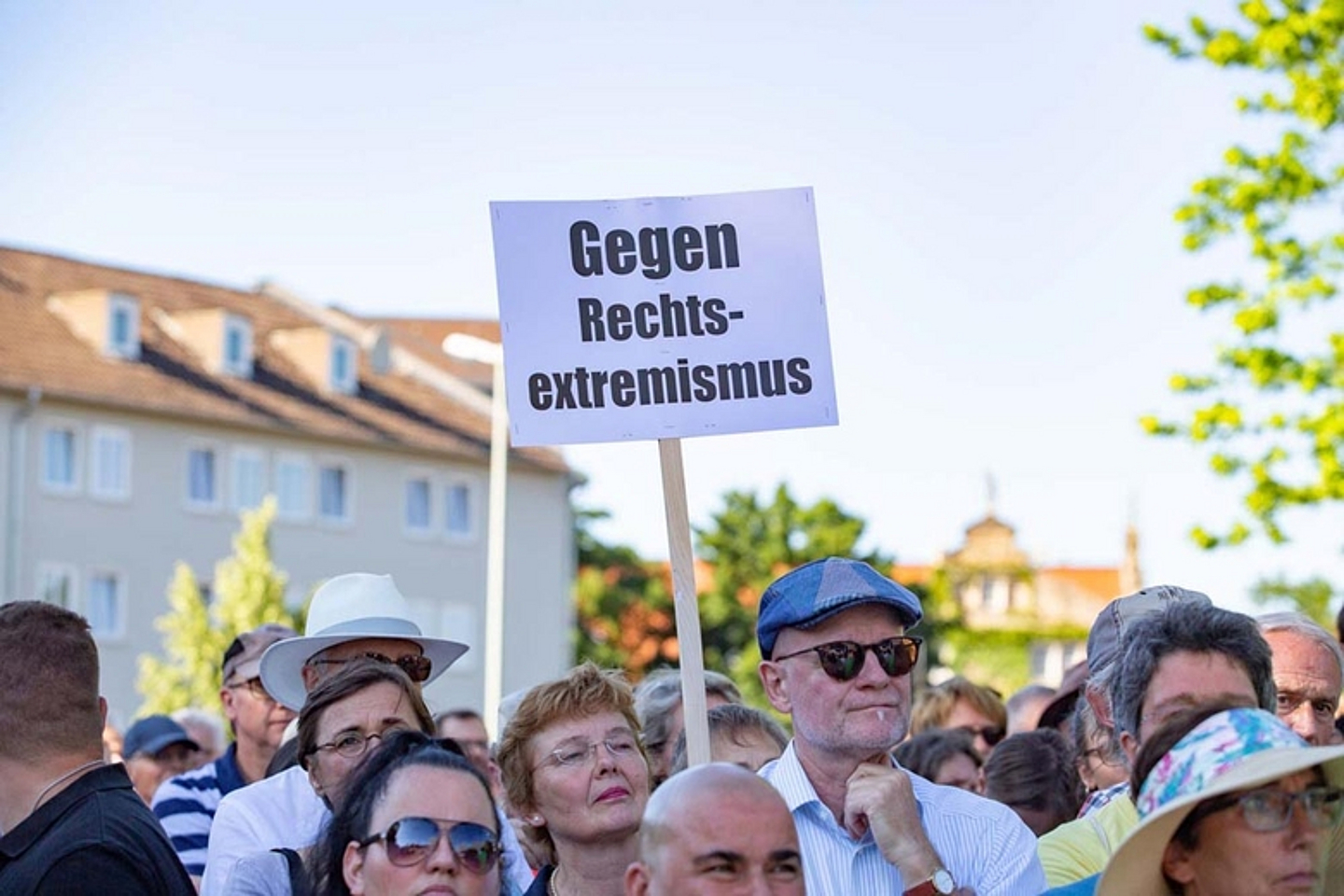 Kundgebung am 27.6.2019 in Kassel für Demokratie, Tolerenz und Weltoffenheit. (Foto: medio.tv/Schauderna)