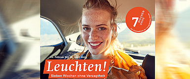 Unser Foto zeigt das Motiv zur Fastenaktion 2023. (Grafik: 7 Wochen Ohne/Getty Images)