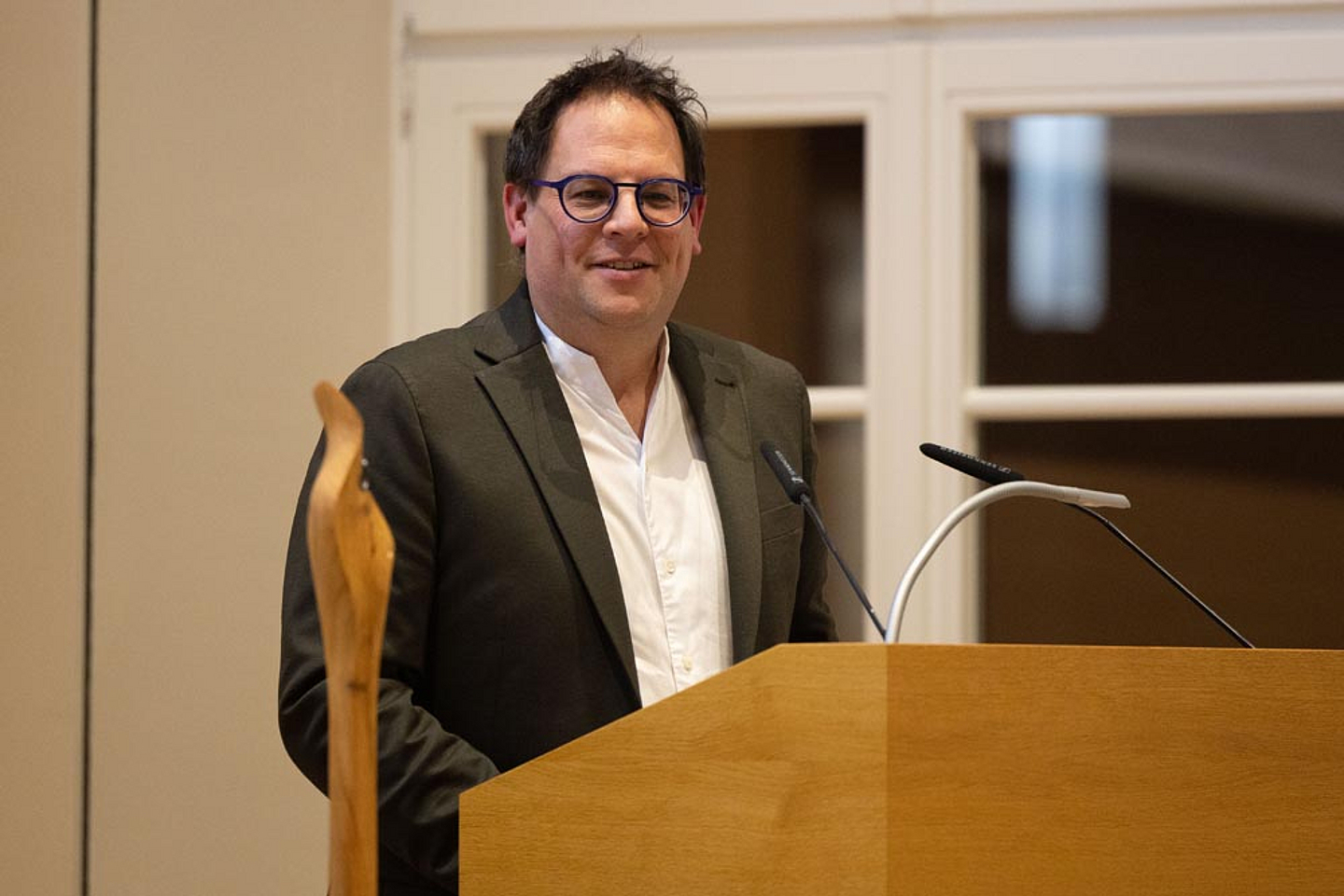 Laudatio für die Preistragenden durch Lars Hillebold, Direktor des Michaelisklosters Hildesheim