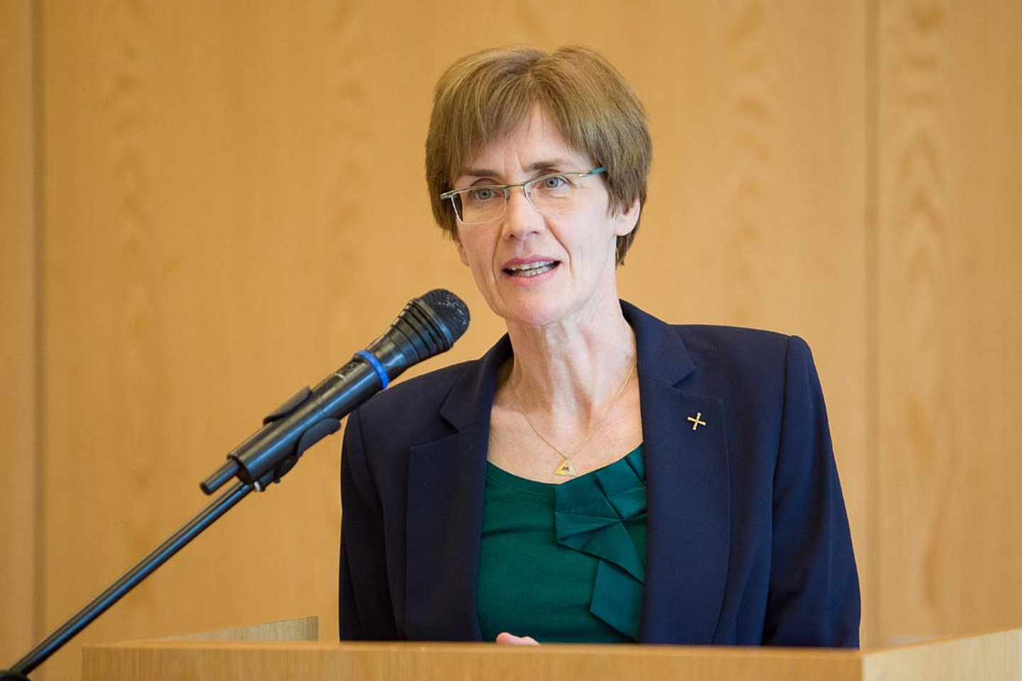 Verleihung des Evangelischen Buchpreises im Jahr 2014 im Haus der Kirche in Kassel.