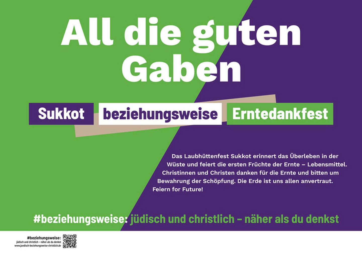 Sukkot bzw. Erntedank