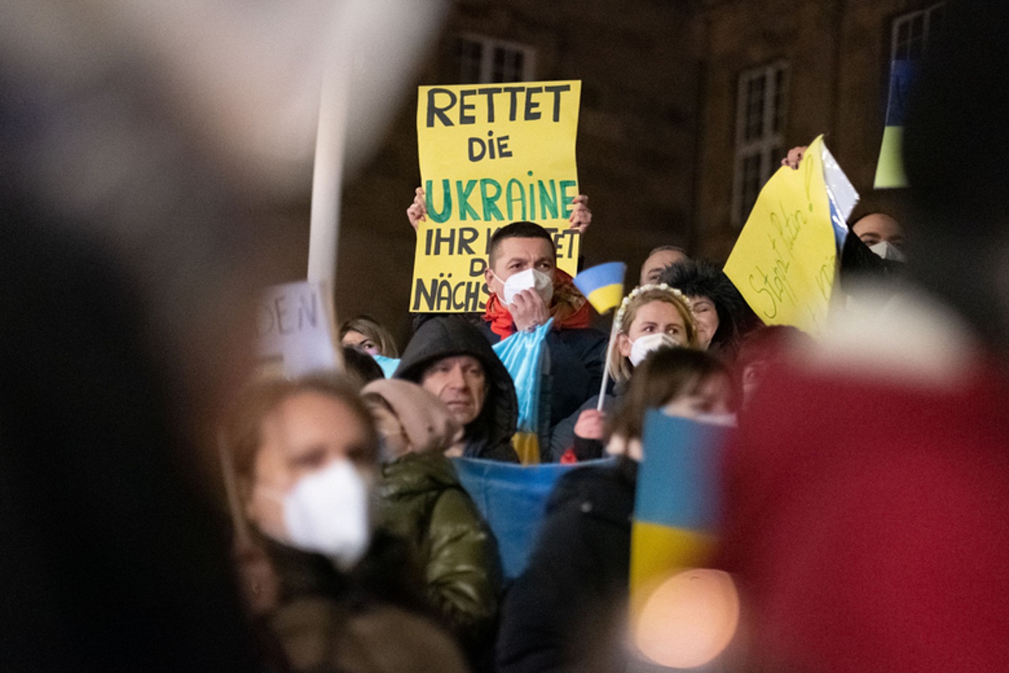 Frieden in der Ukraine - Friedensgebet Karlskirche und Kundgebung Rathaus Kassel