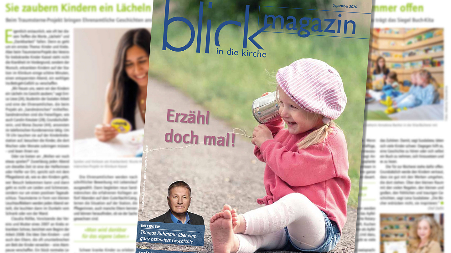 Titelblatt der September-Ausgabe des blick-Magazins Titelblatt der September-Ausgabe des blick-Magazins