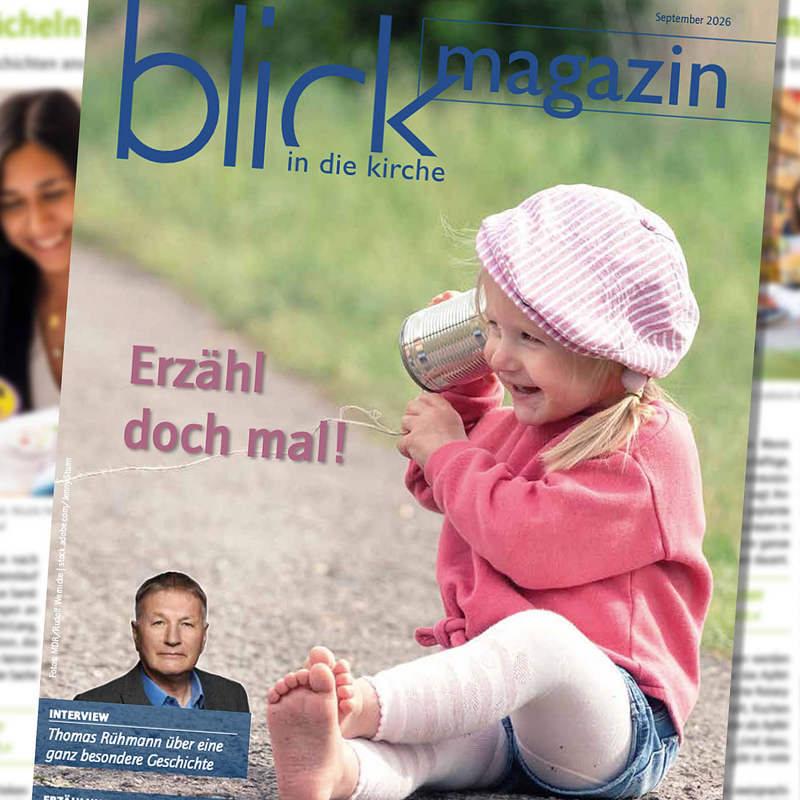 Titelblatt der September-Ausgabe des blick-Magazins