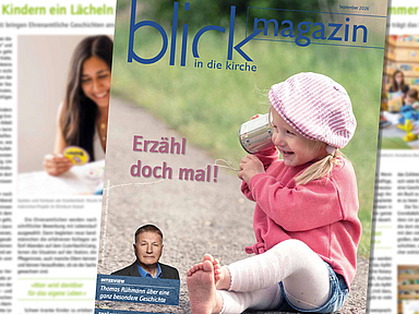 Titelblatt der September-Ausgabe des blick-Magazins