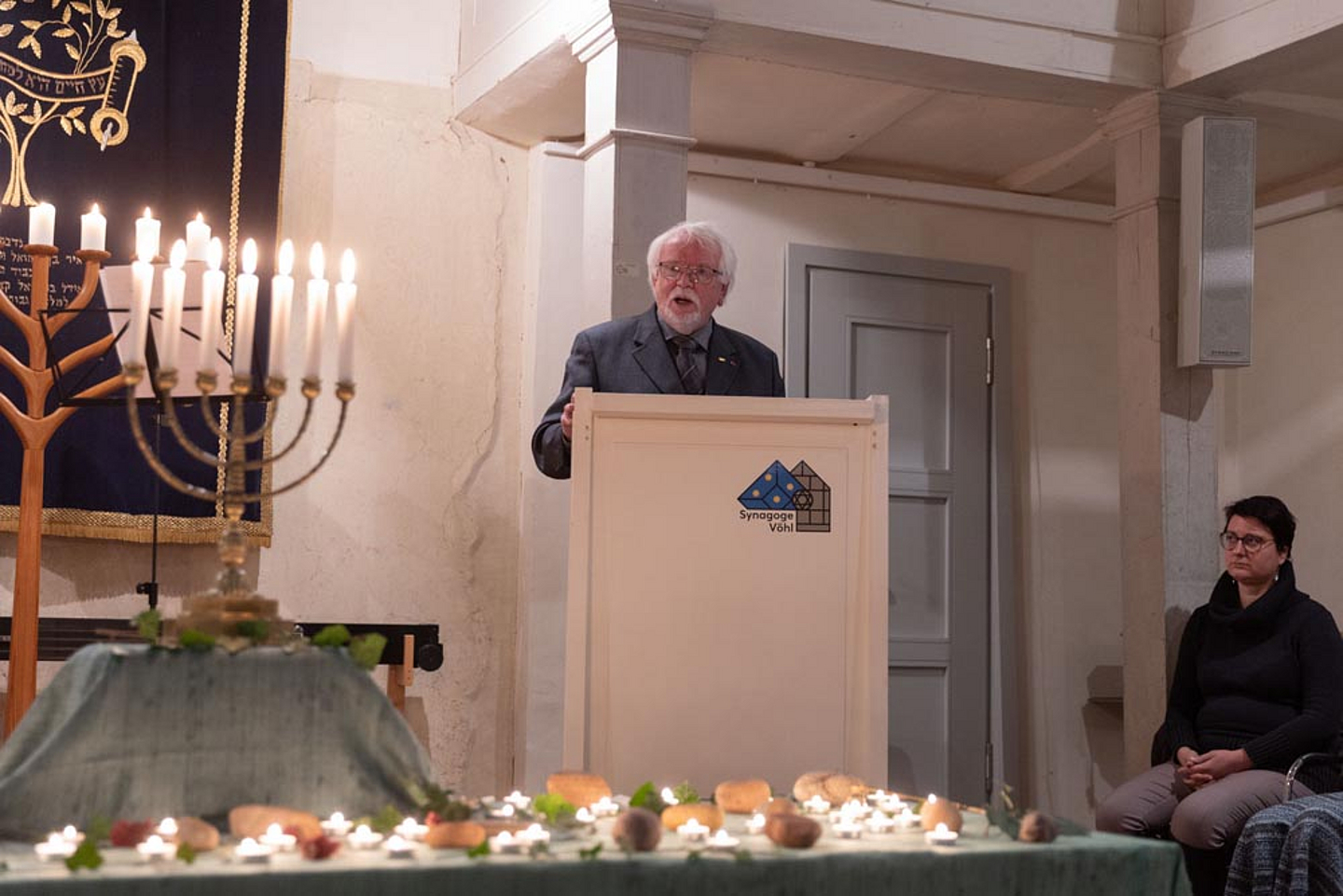 Der Vorsitzende des Förderkreises Synagoge in Vöhl, Karl-Heinz Stadtler.