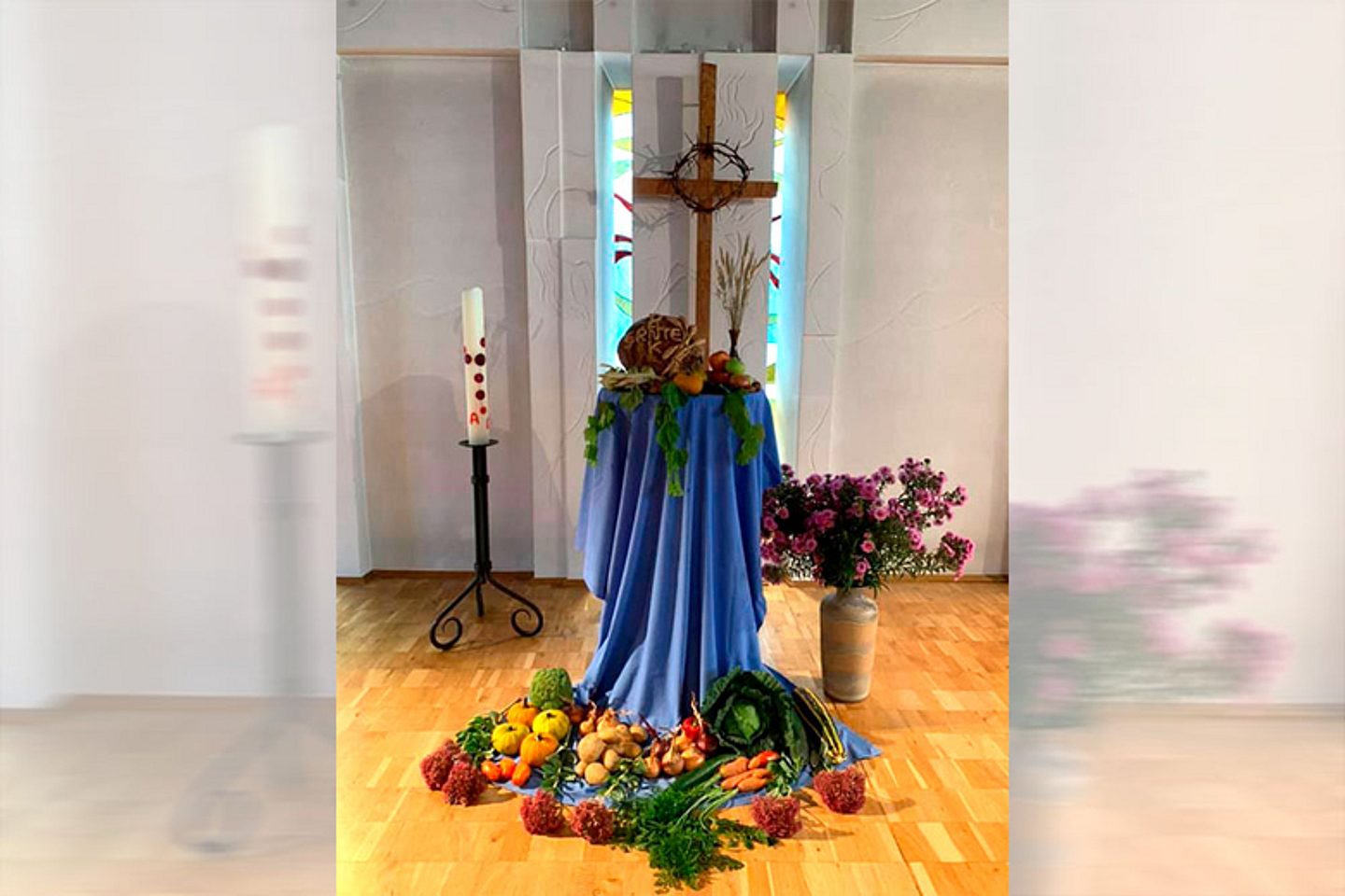 Erntedank in der Evangelischen Kirchengemeinde Freigericht (Foto: Facebook/Anke Breidenbach)