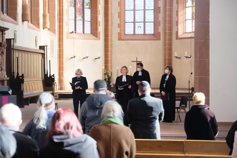 Gottesdienst zum Gedenken an die rassitischen Anschläge in Hanau