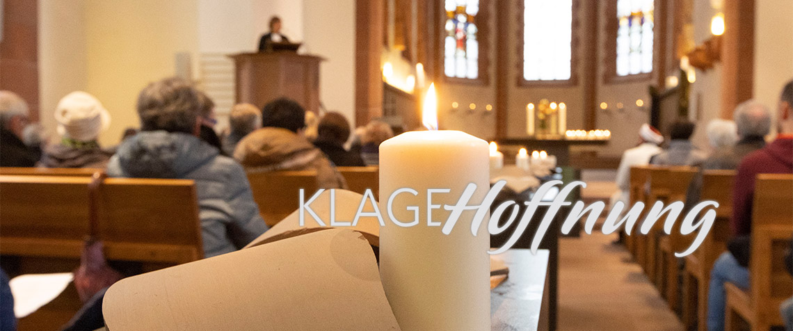 Der Gedenkgottesdienst am Sonntag in der Hanauer Marienkirche stand unter der Überschrift «Klage und Hoffnung». (Foto: medio.tv/Schauderna)