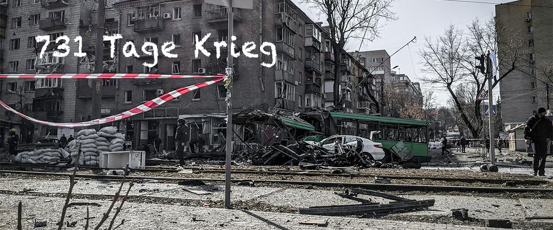 Ein Gutachten von Friedensforschenden kommt zu dem ernüchternden Schluss: Es wird noch lange kein Frieden in der Ukraine sein. Unser Foto zeigt einen verwüsteten Straßenzug in Kiew. (Foto: Pexels/Aleks Ystinav)