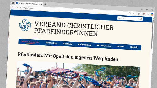 Website des Verbands Christlicher Pfadfinder*innen Website des Verbands Christlicher Pfadfinder*innen