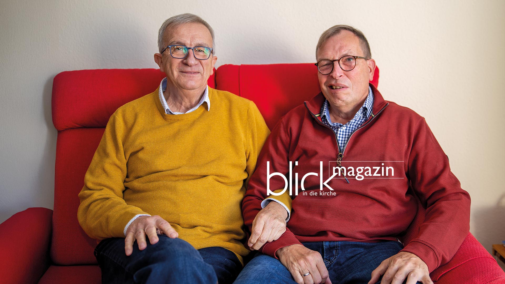 Seit 35 Jahren gemeinsam durchs Leben: Harald Switalla (links) und Herbert Horatz kämp- fen für gleiche Rechte, Kraft gibt ihnen auch der Glaube