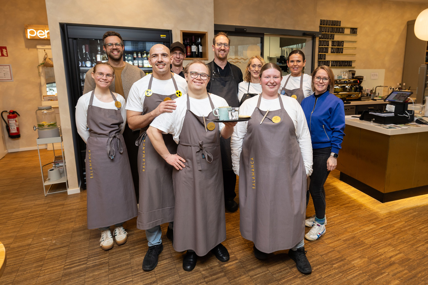 Das Team im Café Salamanca