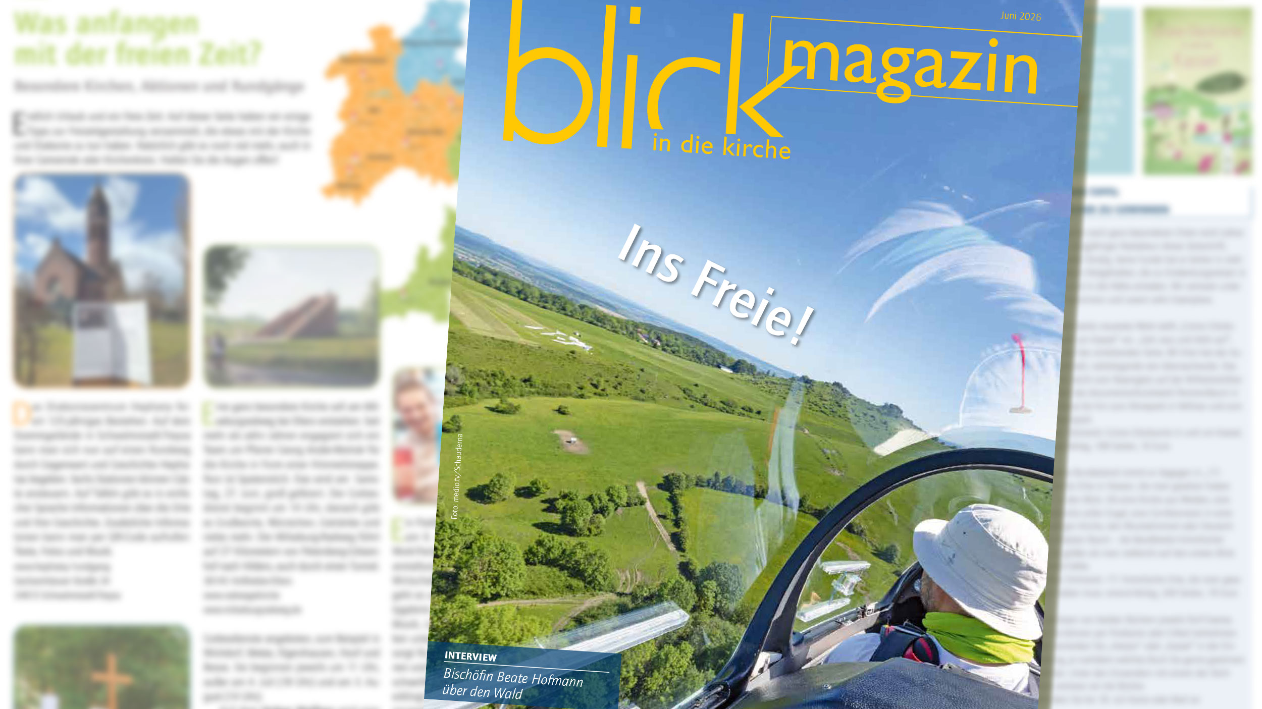 blick in die kirche-Magazin (Juni 2026): Ins Freie