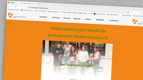 Internetseite des Vereins für krebskranke Kinder Kassel e.V. Internetseite des Vereins für krebskranke Kinder Kassel e.V.