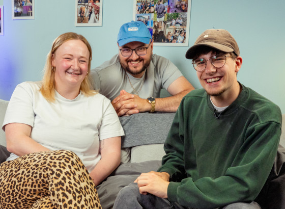 V.l.n.r.: Nele Hansen, Michael Koch und Mika Schütte