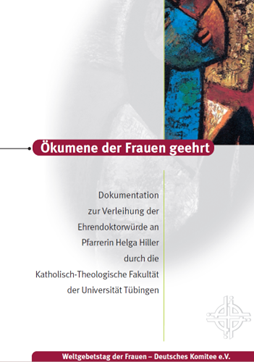 Cover der Broschüre "Ökumene der Frauen geehrt"