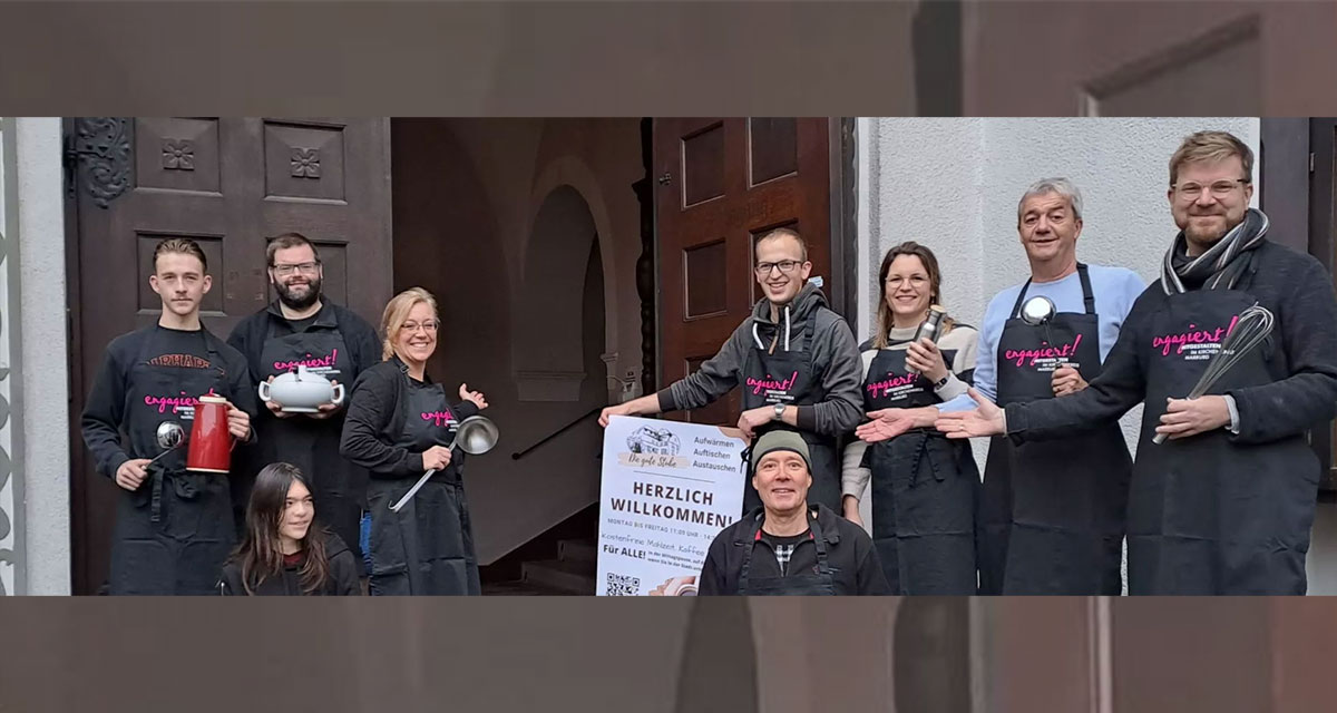 Das Bild zeigt das Team der «Gute Stube».