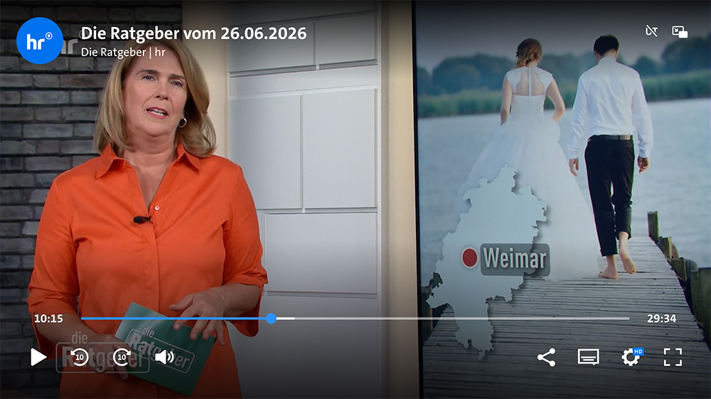 Video-Beitrag zum Thema in der hr-Sendung "Die Ratgeber" vom 26.6.2026 zur Aktion im Seepark Niederweimar im Kirchenkreis Marburg. Der Beitrag startet mit Klick auf das Bild.