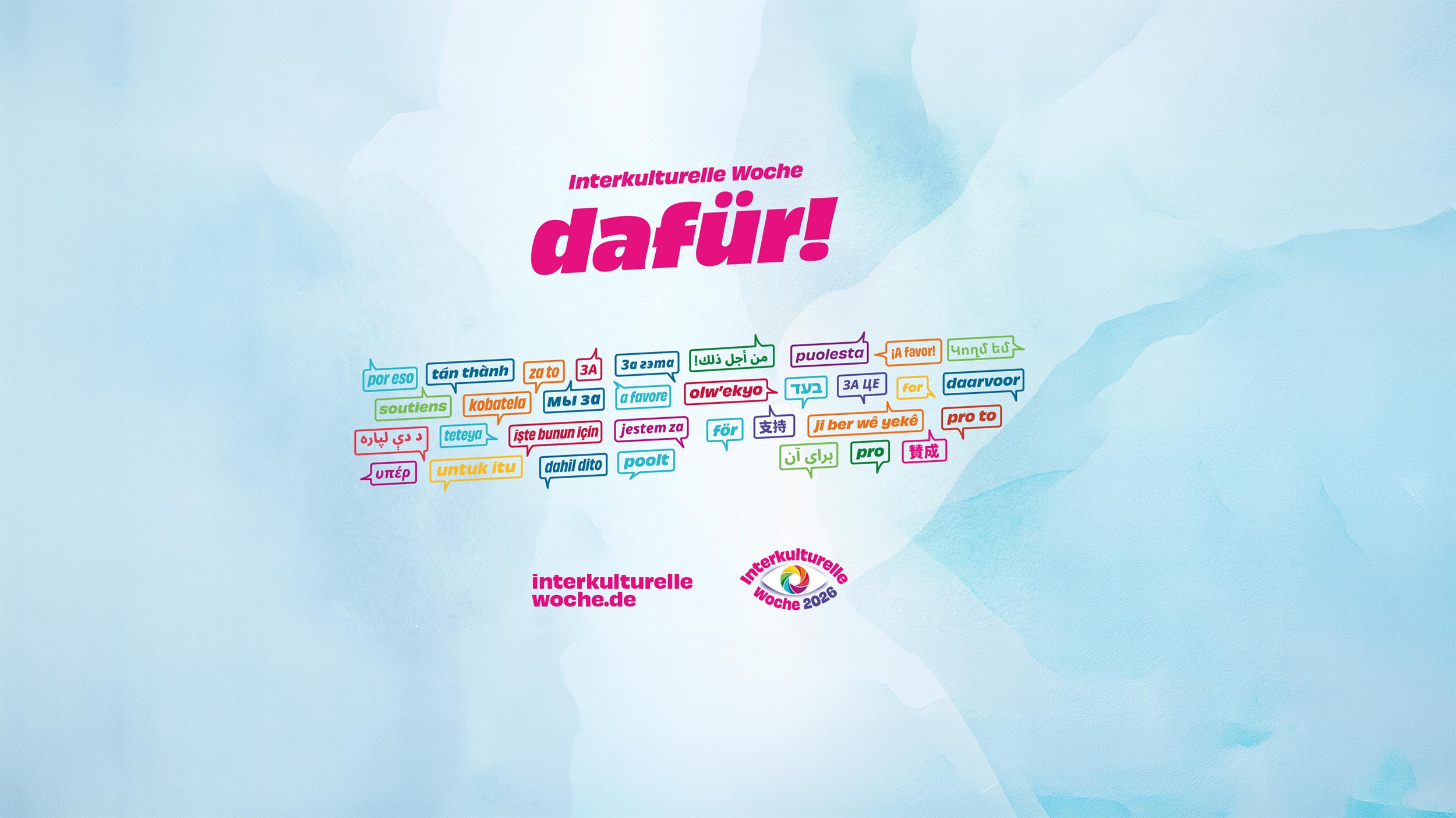 Interkulturelle Woche 2026: „Dafür!“ für Vielfalt