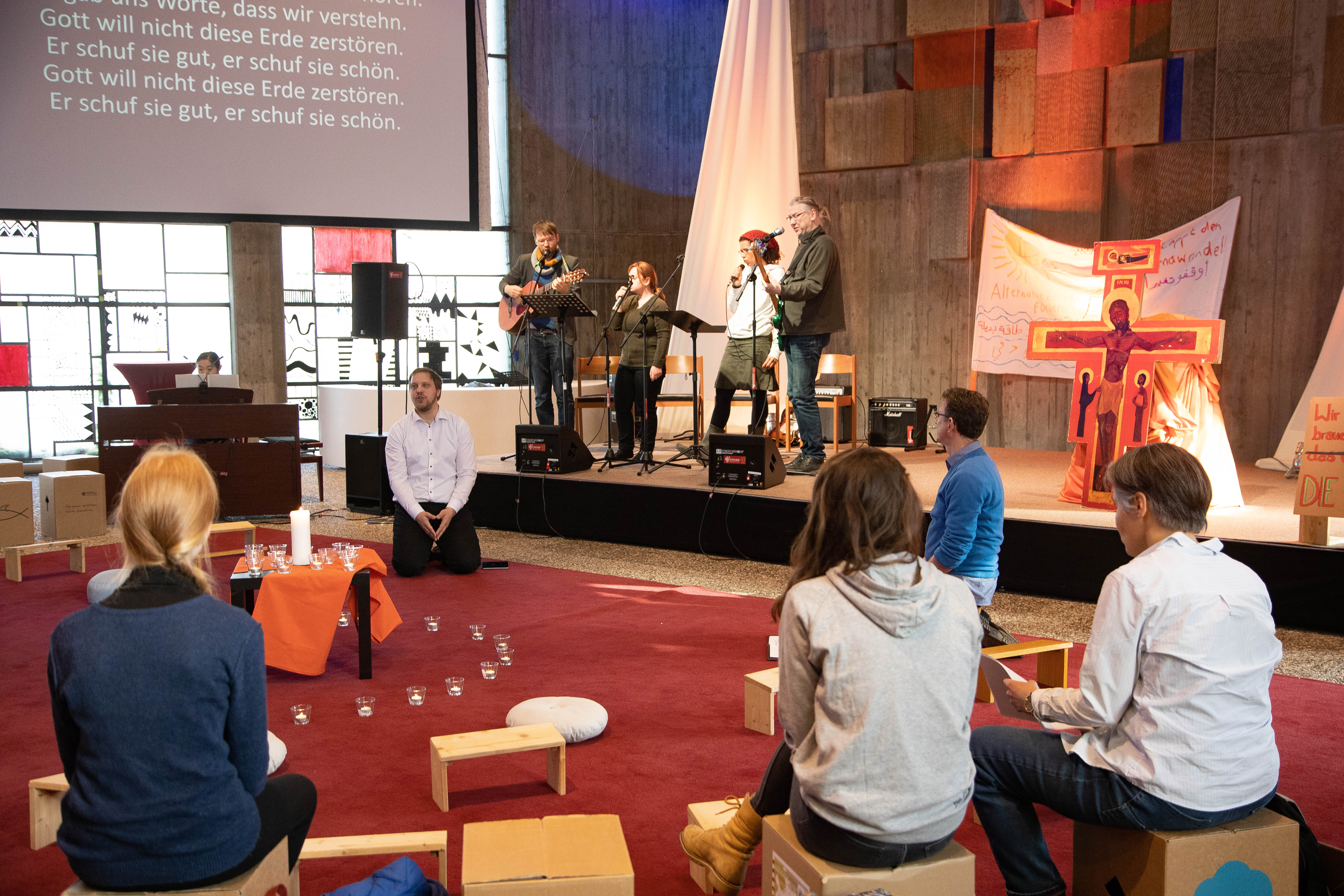 Klimagebet in Kassel.