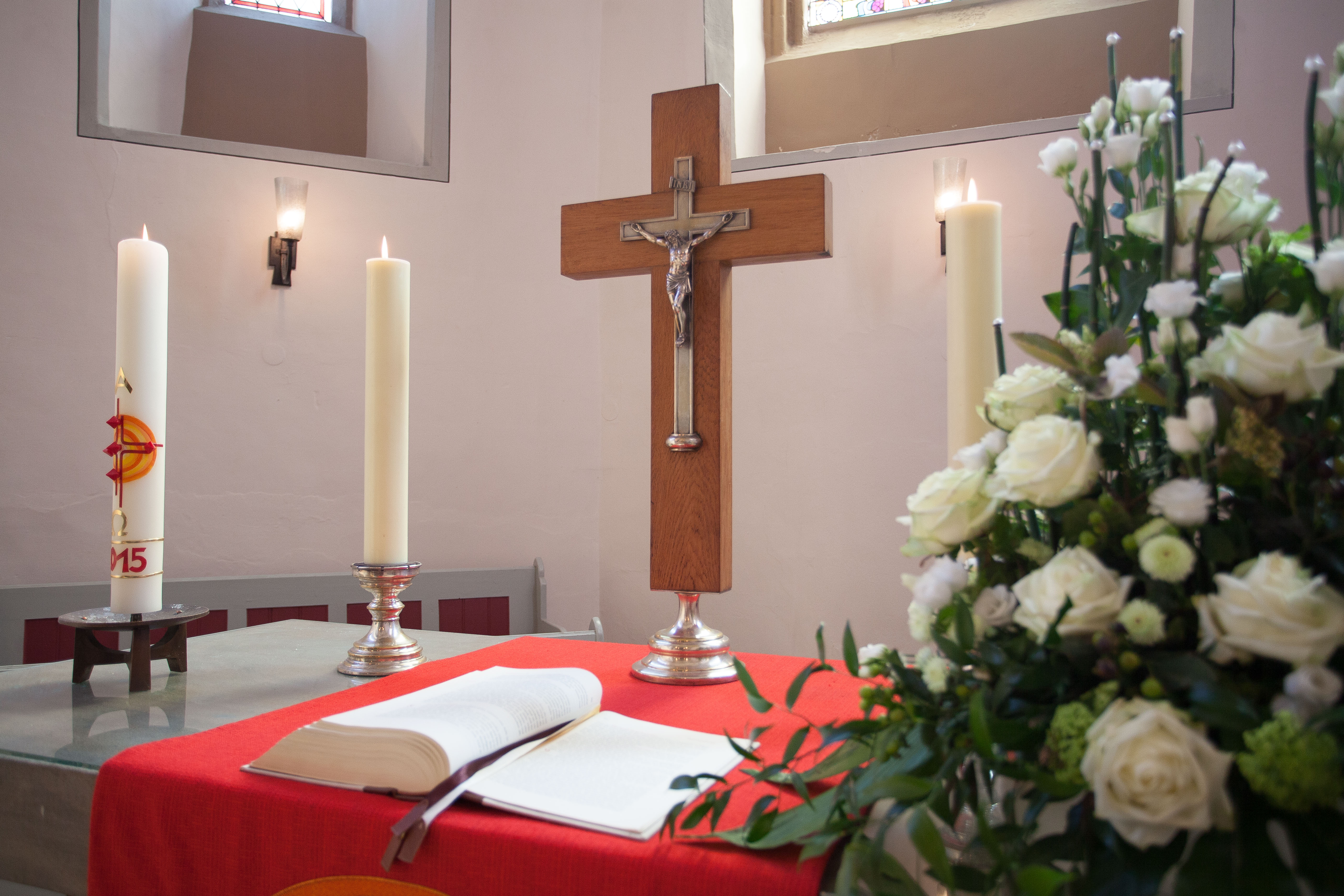 Altar der Klosterkirche des Klosters Haydau in Morschen bei Melsungen.