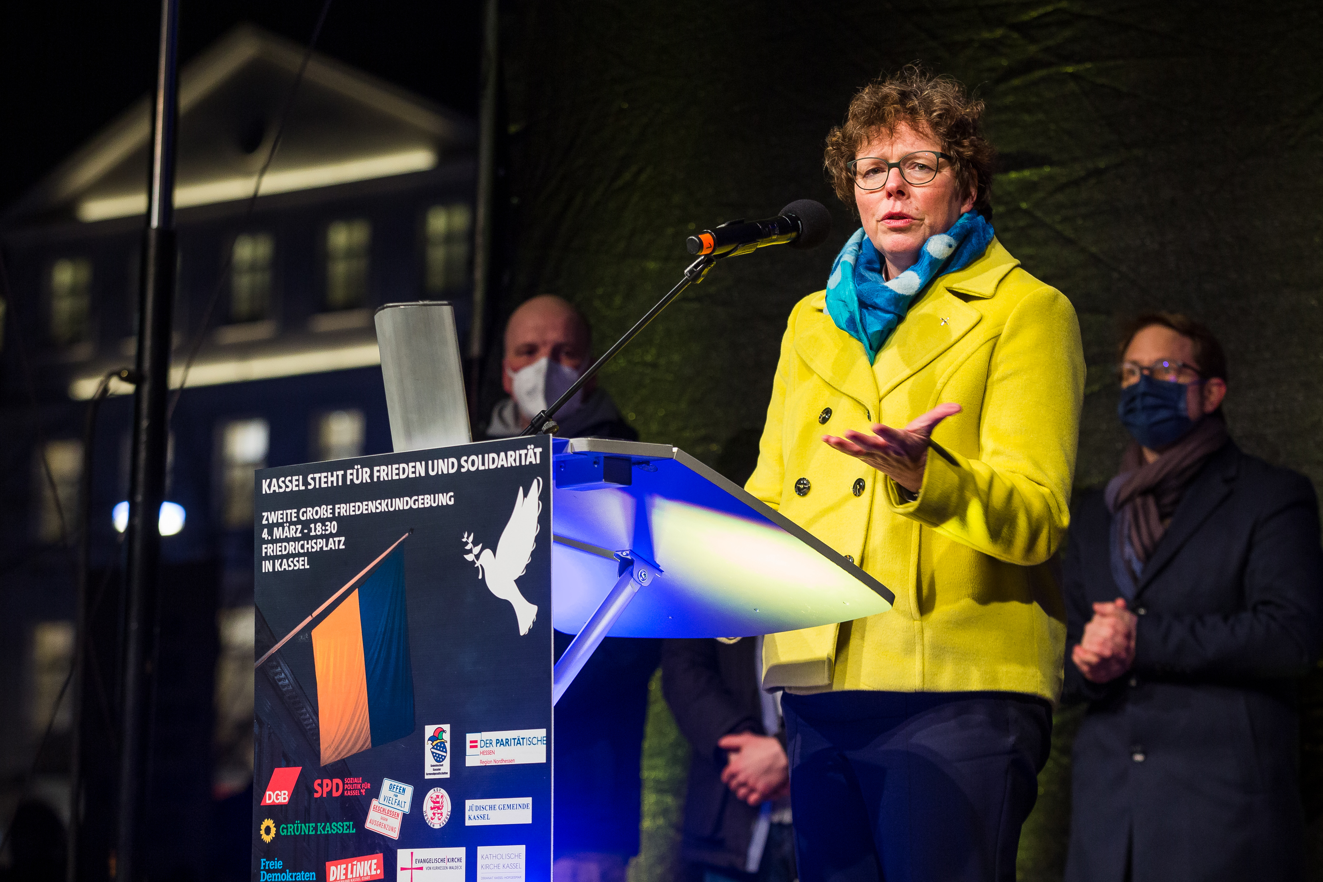 Kassel steht für Frieden und Solidarität - Zweite Große Friedenskundgebung